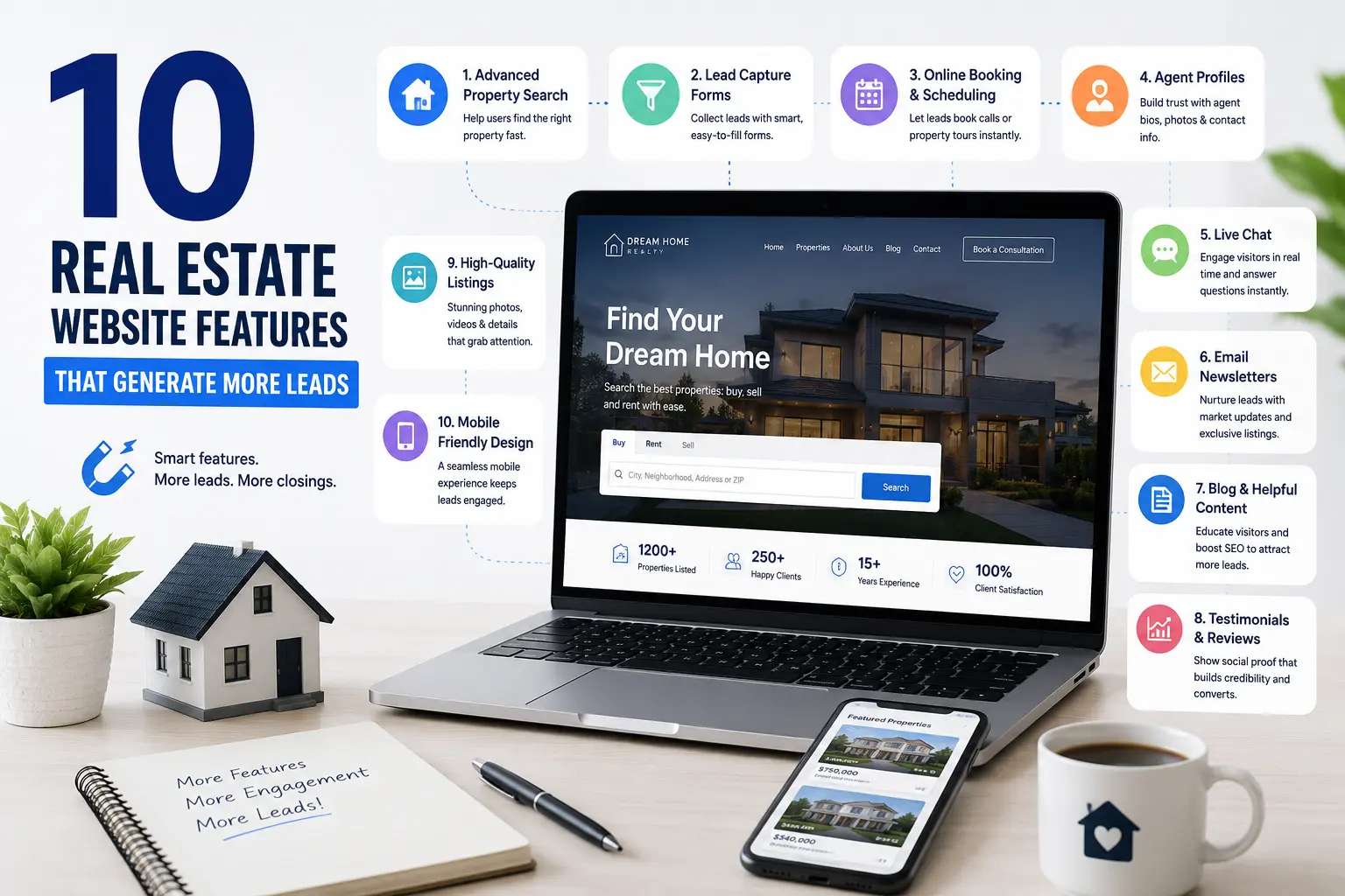 Real Estate Website Features